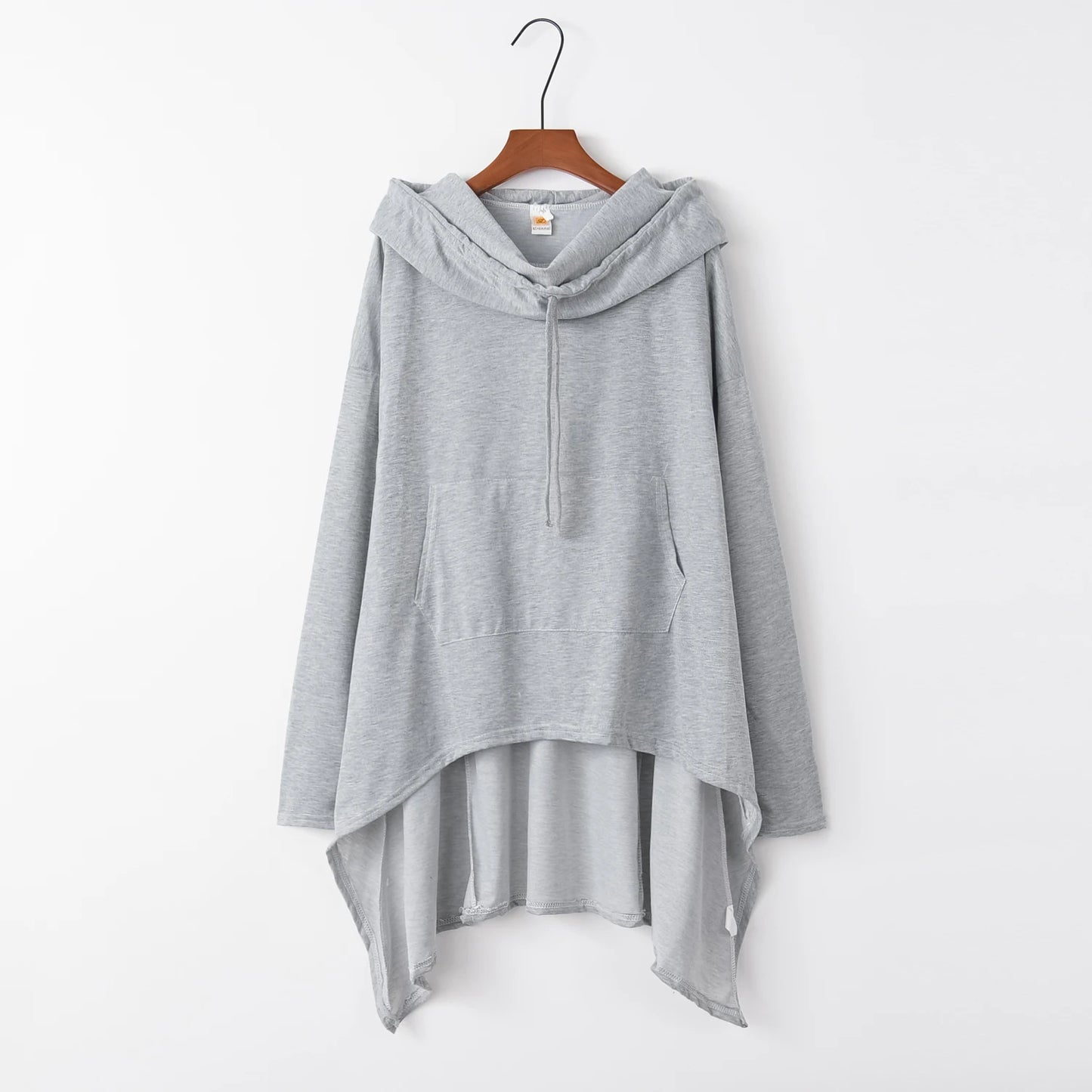 GymJoy's European Style Long Hoodie – Casual Pure Color Trend