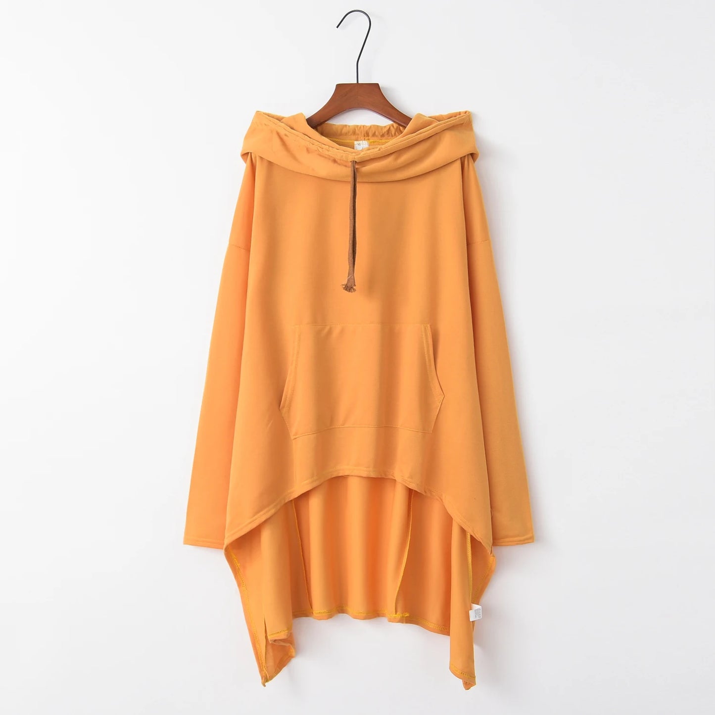 GymJoy's European Style Long Hoodie – Casual Pure Color Trend