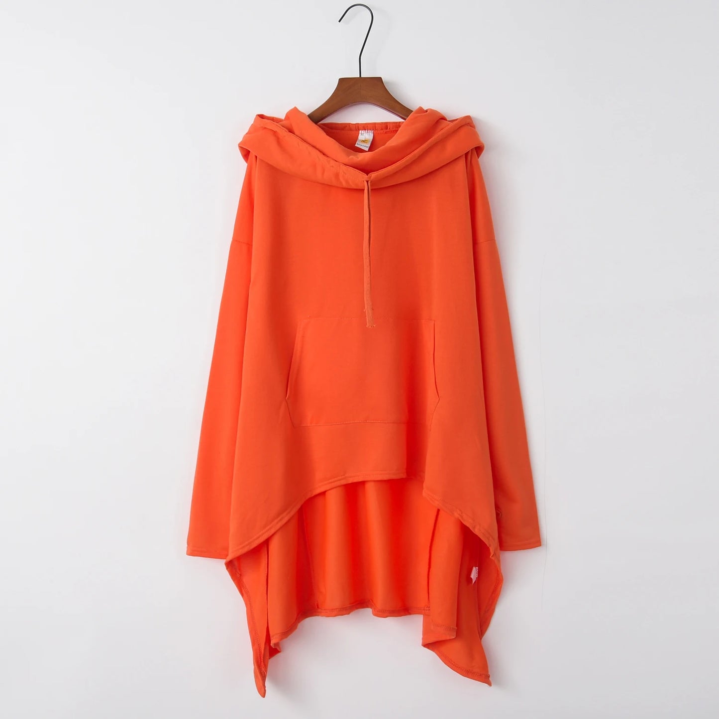 GymJoy's European Style Long Hoodie – Casual Pure Color Trend