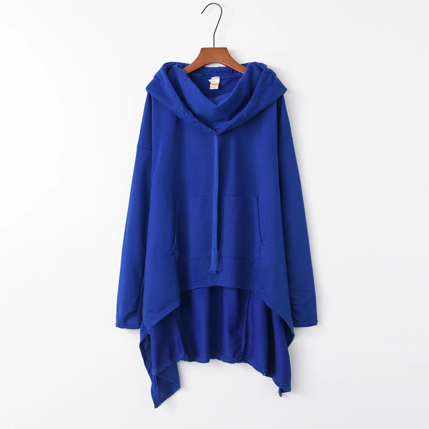 GymJoy's European Style Long Hoodie – Casual Pure Color Trend