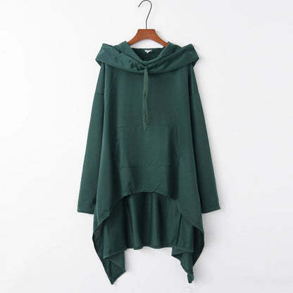 GymJoy's European Style Long Hoodie – Casual Pure Color Trend