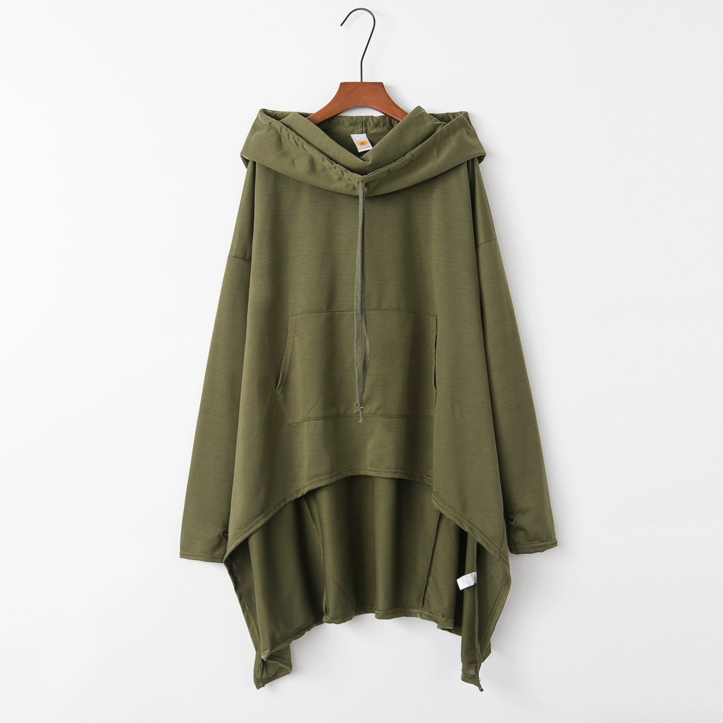 GymJoy's European Style Long Hoodie – Casual Pure Color Trend