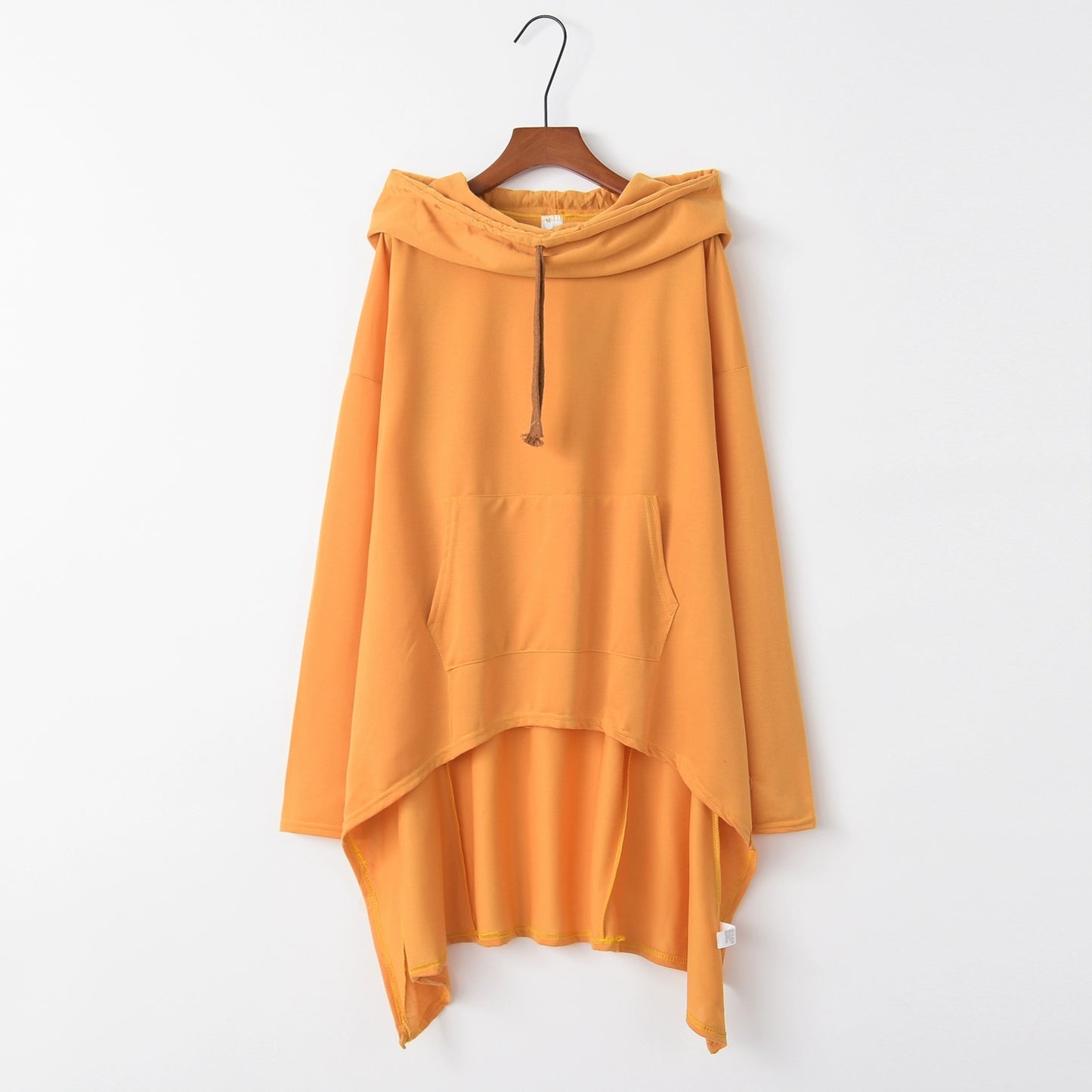 GymJoy's European Style Long Hoodie – Casual Pure Color Trend