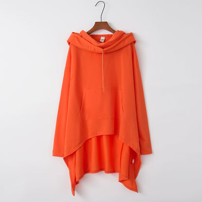 GymJoy's European Style Long Hoodie – Casual Pure Color Trend