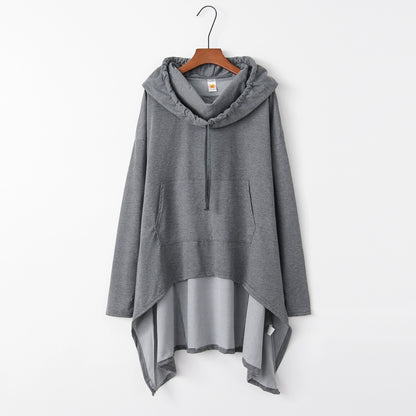 GymJoy's European Style Long Hoodie – Casual Pure Color Trend