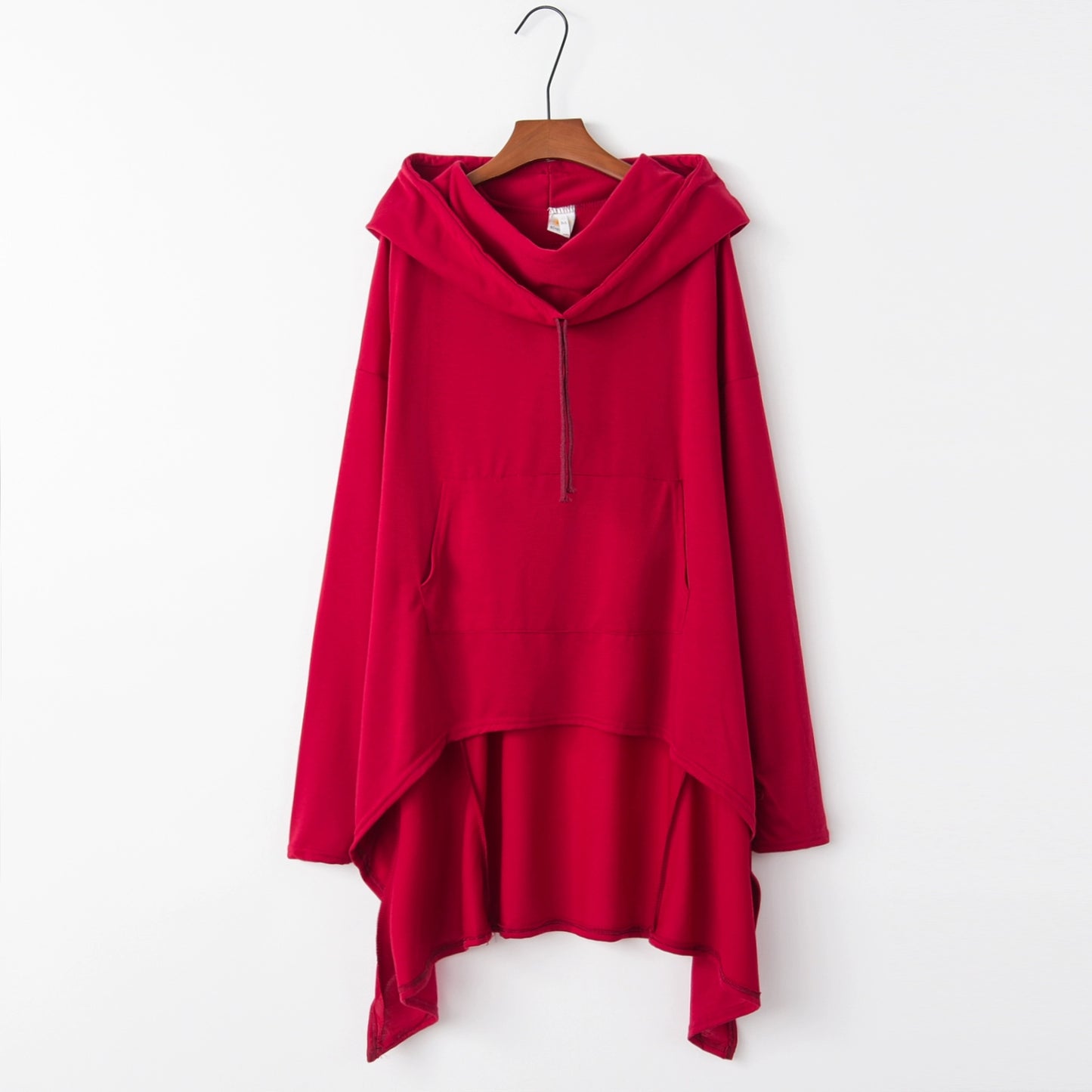 GymJoy's European Style Long Hoodie – Casual Pure Color Trend