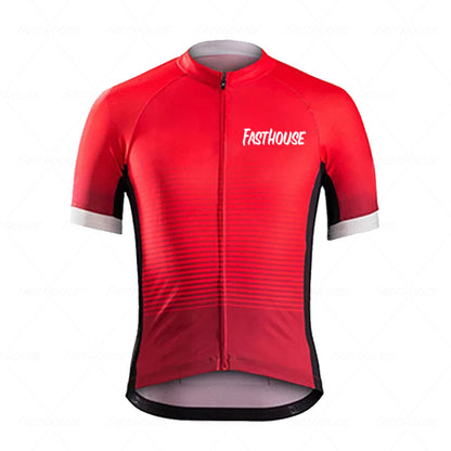 Summer Cycling Jersey Set - Breathable MTB Bicycle Clothing for Men