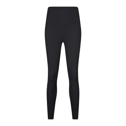 GymJoy's Lemon Align Ribbed High-Waist Leggings – Lift & Sculpt Yoga Pants