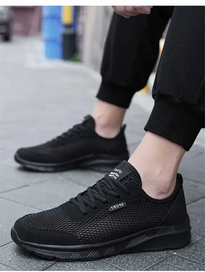 GymJoy's Mesh Vulcanized Men's Sneakers – Casual & Athletic Comfort