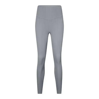 GymJoy's Lemon Align Ribbed High-Waist Leggings – Lift & Sculpt Yoga Pants