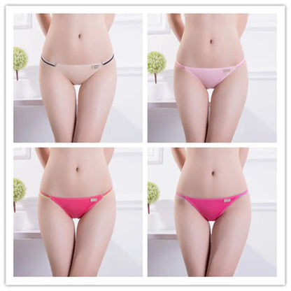 Women's Sexy Underwear String Panties - 4 Pcs/set