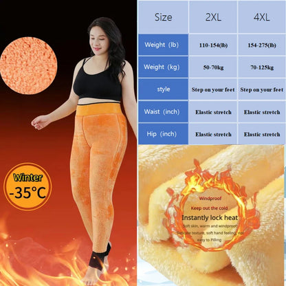 GymJoy's Ultra-Warm Women’s Thick Fleece Pantyhose – Perfect for Winter