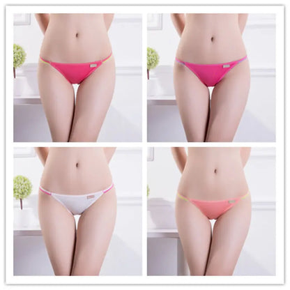 Women's Sexy Underwear String Panties - 4 Pcs/set