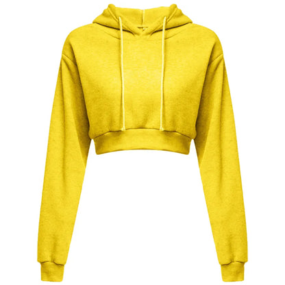 GymJoy Women's Crop Top Hoodie 2025