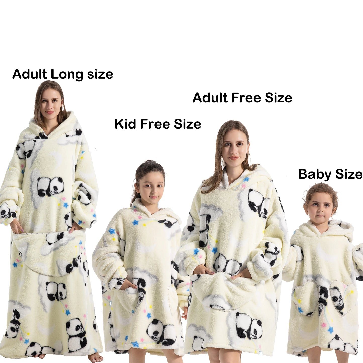 GymJoy's Wearable Shark Blanket Hoodie – Flannel Warmth for Adults & Kids