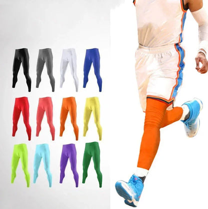 GymJoy Men's Running Tights - Winter, Spring, Autumn Activewear for Fitness and Sports