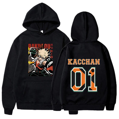 GymJoy's Anime Bakugou Katsuki Hoodie – Hip-Hop Inspired Streetwear for Men & Women