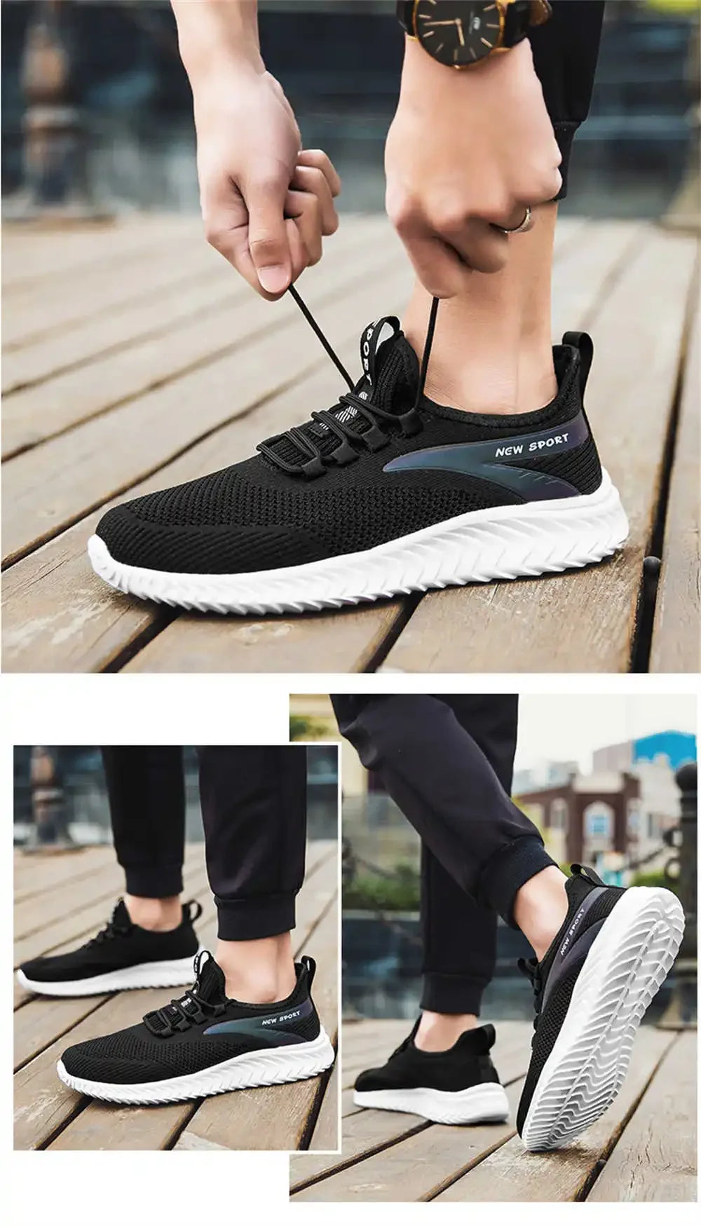 GymJoy's Luxury Men's Casual Sneakers – Stylish and Comfortable