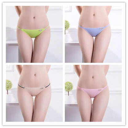 Women's Sexy Underwear String Panties - 4 Pcs/set