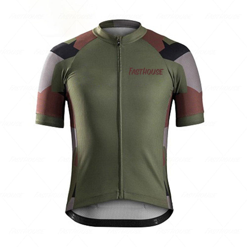 Summer Cycling Jersey Set - Breathable MTB Bicycle Clothing for Men