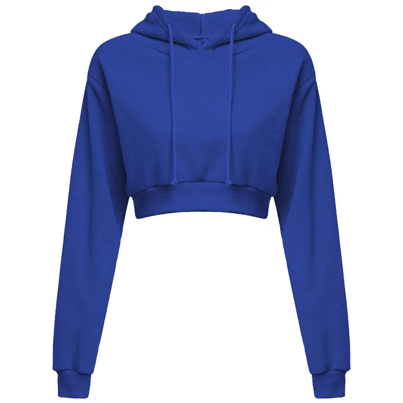 GymJoy Women's Crop Top Hoodie 2025