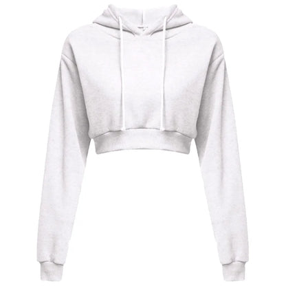 GymJoy Women's Crop Top Hoodie 2025