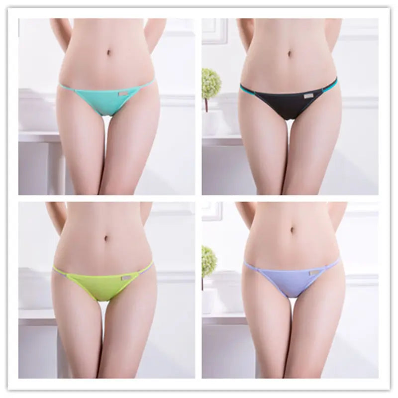 Women's Sexy Underwear String Panties - 4 Pcs/set