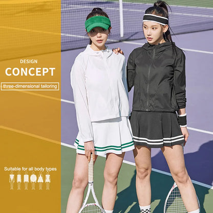 GymJoy Women’s Tennis Dress 3-in-1 Sports Set