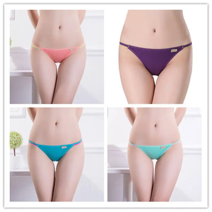 Women's Sexy Underwear String Panties - 4 Pcs/set