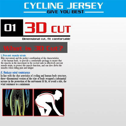 Summer Cycling Jersey Set - Breathable MTB Bicycle Clothing for Men