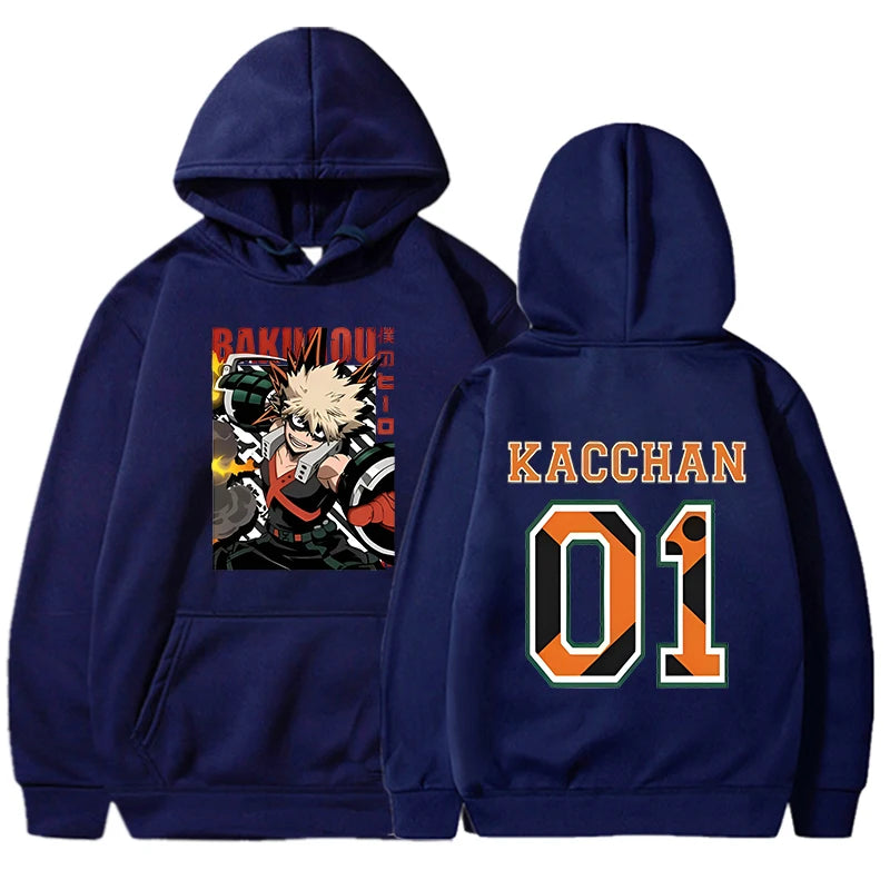 GymJoy's Anime Bakugou Katsuki Hoodie – Hip-Hop Inspired Streetwear for Men & Women