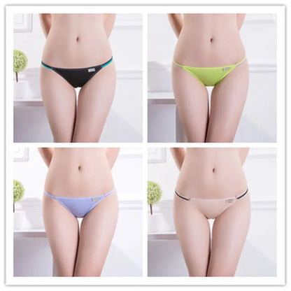 Women's Sexy Underwear String Panties - 4 Pcs/set