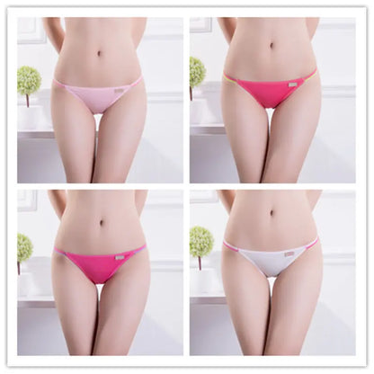 Women's Sexy Underwear String Panties - 4 Pcs/set